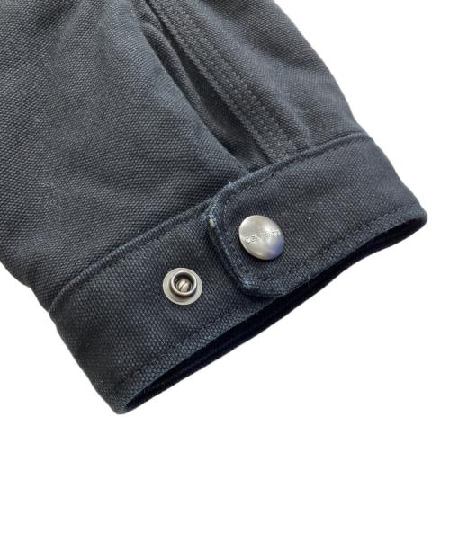 CarHartt（カーハート）CarHartt (カーハート) BLANKET-LINED DETROIT JACKET ブラック サイズ:Mの古着・服飾アイテム