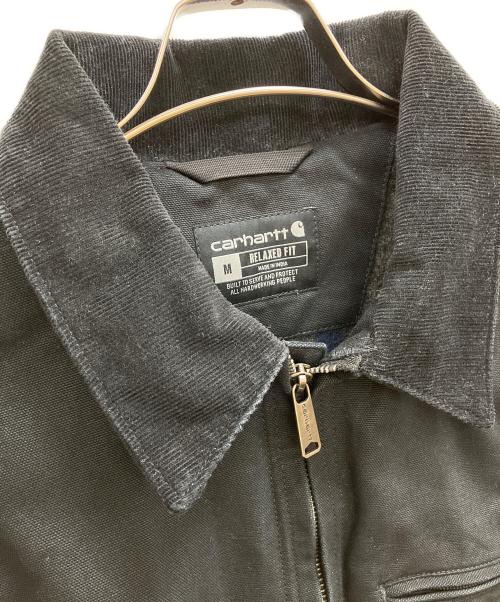 CarHartt（カーハート）CarHartt (カーハート) BLANKET-LINED DETROIT JACKET ブラック サイズ:Mの古着・服飾アイテム