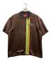 Supreme（シュプリーム）の古着「SATIN ZIP UP WORK SHIRT」｜ブラウン