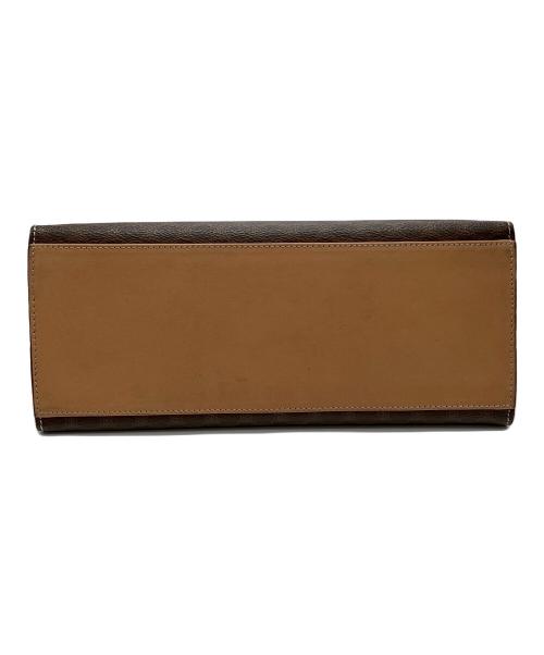 CELINE（セリーヌ）CELINE (セリーヌ) マカダム柄ハンドバッグ ベージュの古着・服飾アイテム