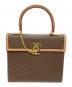 CELINE（セリーヌ）の古着「マカダム柄ハンドバッグ」｜ベージュ