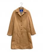 BURBERRY BLUE LABELバーバリー ブルー レーベル）の古着「裏ノバチェックチェスターコート」｜ベージュ