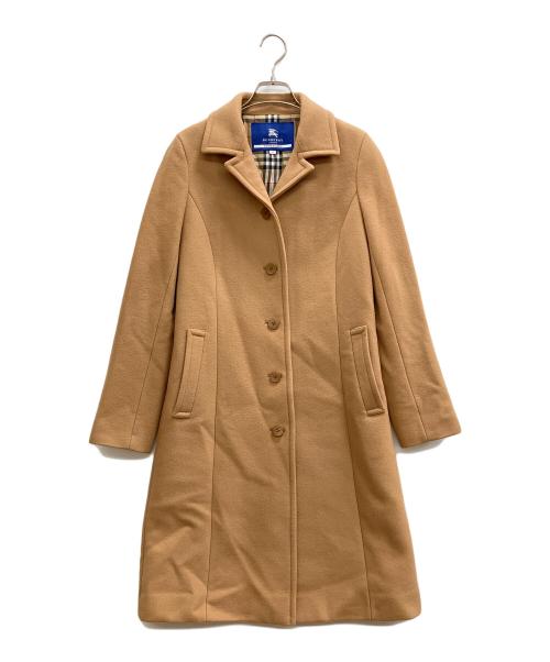 BURBERRY BLUE LABEL（バーバリー ブルー レーベル）BURBERRY BLUE LABEL (バーバリー ブルー レーベル) 裏ノバチェックチェスターコート ベージュ サイズ:40の古着・服飾アイテム