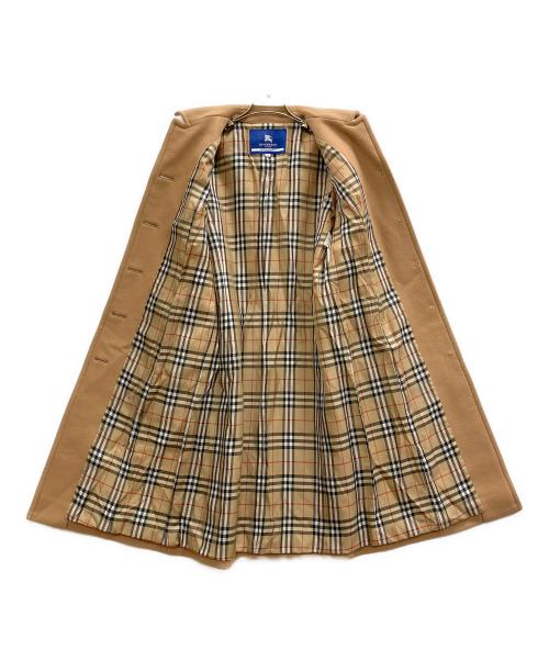 BURBERRY BLUE LABEL（バーバリー ブルー レーベル）BURBERRY BLUE LABEL (バーバリー ブルー レーベル) 裏ノバチェックチェスターコート ベージュ サイズ:40の古着・服飾アイテム