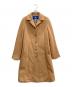 BURBERRY BLUE LABEL（バーバリー ブルー レーベル）の古着「裏ノバチェックチェスターコート」｜ベージュ