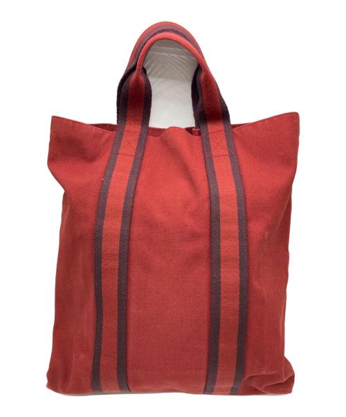 HERMES（エルメス）HERMES (エルメス) フールトゥ カバス レッド×パープルの古着・服飾アイテム