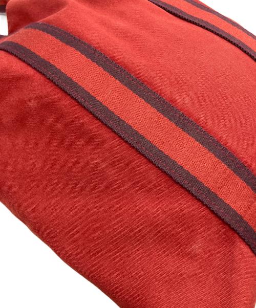 HERMES（エルメス）HERMES (エルメス) フールトゥ カバス レッド×パープルの古着・服飾アイテム