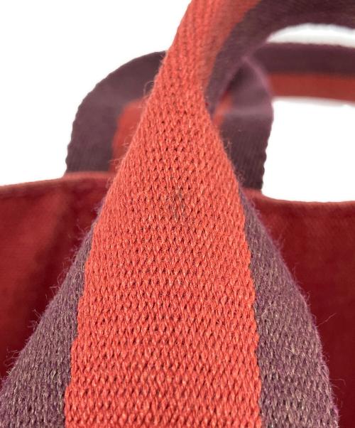 HERMES（エルメス）HERMES (エルメス) フールトゥ カバス レッド×パープルの古着・服飾アイテム
