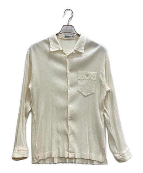 ISSEY MIYAKE MEN（イッセイミヤケメン）ISSEY MIYAKE MEN (イッセイミヤケメン) シワ加工シャツ ホワイト サイズ:Mの古着・服飾アイテム