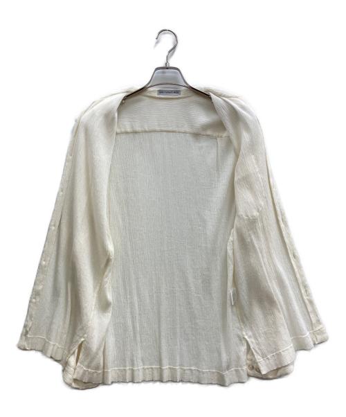 ISSEY MIYAKE MEN（イッセイミヤケメン）ISSEY MIYAKE MEN (イッセイミヤケメン) シワ加工シャツ ホワイト サイズ:Mの古着・服飾アイテム