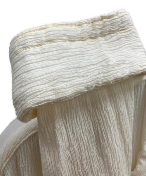 ISSEY MIYAKE MEN（イッセイミヤケメン）ISSEY MIYAKE MEN (イッセイミヤケメン) シワ加工シャツ ホワイト サイズ:Mの古着・服飾アイテム