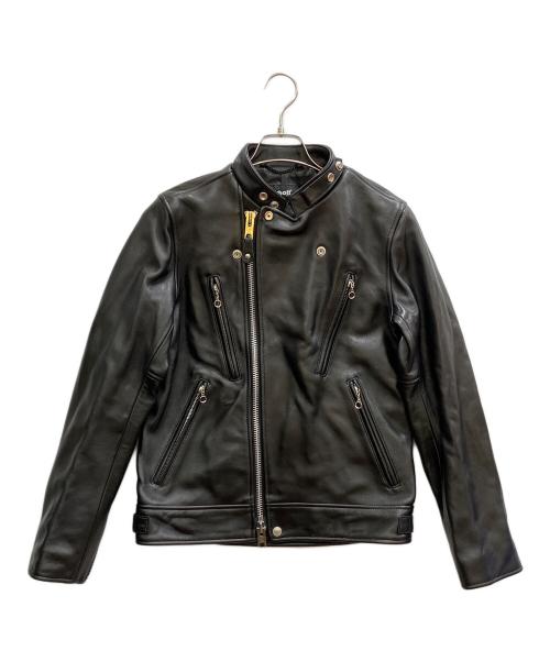 Schott（ショット）Schott (ショット) DOUBLE BREAST RIDERS ブラック サイズ:Sの古着・服飾アイテム