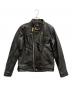 Schott（ショット）の古着「DOUBLE BREAST RIDERS」｜ブラック