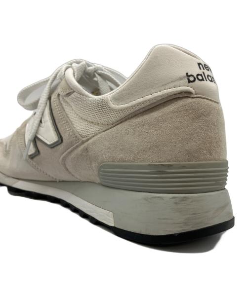 NEW BALANCE（ニューバランス）NEW BALANCE (ニューバランス) ローカットスニーカー アイボリー サイズ:28.5の古着・服飾アイテム