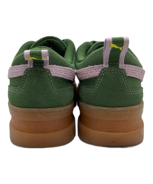 PUMA（プーマ）PUMA (プーマ) MAYZE LIBERTY GREENER PASTURES PASTEL LILAC グリーン サイズ:25の古着・服飾アイテム