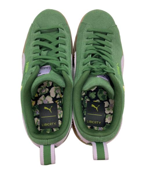 PUMA（プーマ）PUMA (プーマ) MAYZE LIBERTY GREENER PASTURES PASTEL LILAC グリーン サイズ:25の古着・服飾アイテム