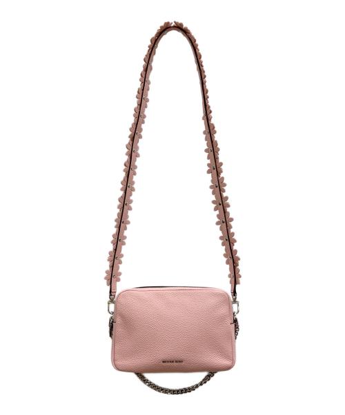 MICHAEL KORS（マイケルコース）MICHAEL KORS (マイケルコース) BRYANT ペブルレザー カメラ クロスボディ ミディアム ピンクの古着・服飾アイテム