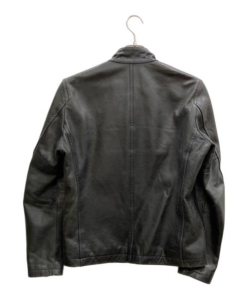 JACKROSE（ジャックローズ）JACKROSE (ジャックローズ) シングルライダースジャケット ブラック サイズ:Lの古着・服飾アイテム