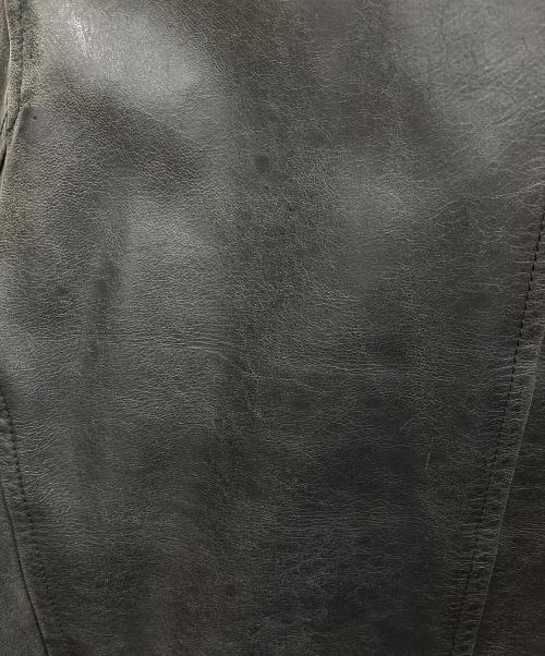 JACKROSE（ジャックローズ）JACKROSE (ジャックローズ) シングルライダースジャケット ブラック サイズ:Lの古着・服飾アイテム