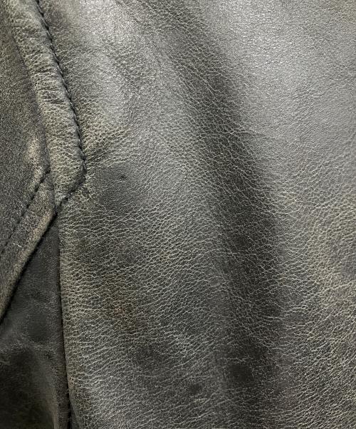 JACKROSE（ジャックローズ）JACKROSE (ジャックローズ) シングルライダースジャケット ブラック サイズ:Lの古着・服飾アイテム