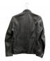 JACKROSE (ジャックローズ) シングルライダースジャケット ブラック サイズ:L：8000円