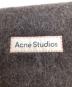 中古・古着 Acne studios (アクネ ストゥディオズ) ウールモヘアスカーフ - ナロー ブラウン×ブラック：25000円