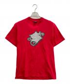 stussyステューシー）の古着「SロゴプリントTシャツ」｜レッド