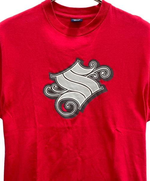 stussy（ステューシー）stussy (ステューシー) SロゴプリントTシャツ レッド サイズ:Mの古着・服飾アイテム
