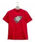 stussy（ステューシー）の古着「SロゴプリントTシャツ」｜レッド