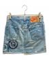 Hysteric Glamour (ヒステリックグラマー) デニムパッチワークミニスカート ブルー サイズ:不明：8000円