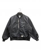 WTAPSダブルタップス）の古着「TEAM JACKET NYLON TWILL」｜ブラック