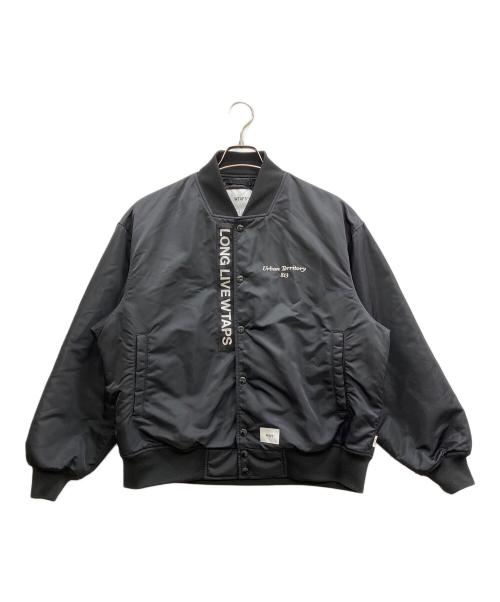WTAPS（ダブルタップス）WTAPS (ダブルタップス) TEAM JACKET NYLON TWILL ブラック サイズ:X01の古着・服飾アイテム