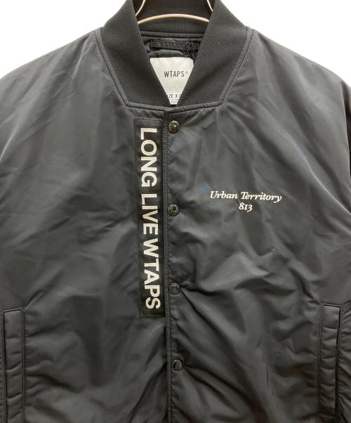 WTAPS（ダブルタップス）WTAPS (ダブルタップス) TEAM JACKET NYLON TWILL ブラック サイズ:X01の古着・服飾アイテム