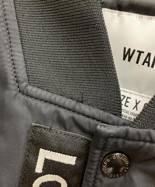 WTAPS（ダブルタップス）WTAPS (ダブルタップス) TEAM JACKET NYLON TWILL ブラック サイズ:X01の古着・服飾アイテム