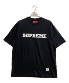 SUPREME（シュプリーム）の古着「Collegiate Applique S/S TOP」｜ブラック