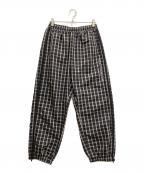 SUPREMEシュプリーム）の古着「PLAID WARM UP PANTS」｜グレー