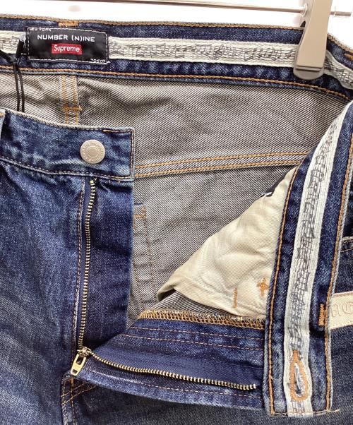 SUPREME（シュプリーム）Supreme (シュプリーム) NUMBER (N)INE (ナンバーナイン) Patches Loose Fit Jean インディゴ サイズ:30の古着・服飾アイテム