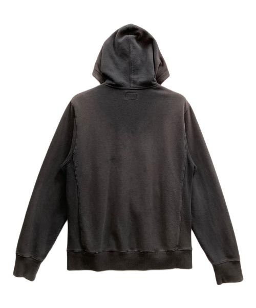 stussy（ステューシー）stussy (ステューシー) ストリート刺繍ロゴジップパーカー グレー サイズ:Mの古着・服飾アイテム