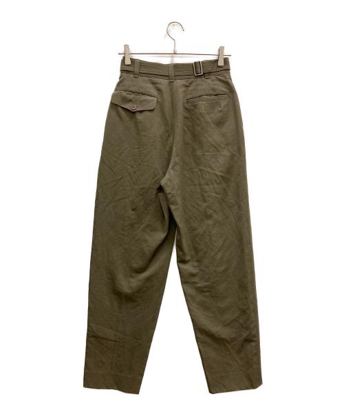 ISSEY MIYAKE（イッセイミヤケ）ISSEY MIYAKE (イッセイミヤケ) テーパードパンツ カーキ サイズ:Mの古着・服飾アイテム