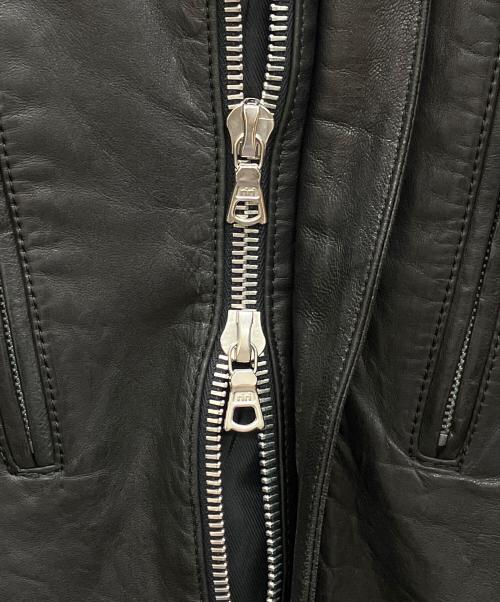 AZ by junhashimoto（エーゼイ バイ ジュンハシモト）AZ by junhashimoto (エーゼイ バイ ジュンハシモト) レザージャケット ブラック サイズ:Mの古着・服飾アイテム