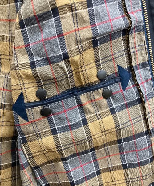 Barbour（バブアー）Barbour (バブアー) BORDER WAXED COTTON ネイビー サイズ:36の古着・服飾アイテム
