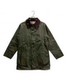 Barbour（バブアー）の古着「4oz W/C LIGHTWEIGHT GAMEFAIRコート」｜カーキ×ブラウン