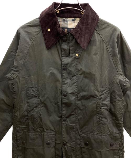 Barbour（バブアー）Barbour (バブアー) 4oz W/C LIGHTWEIGHT GAMEFAIRコート カーキ×ブラウン サイズ:34の古着・服飾アイテム