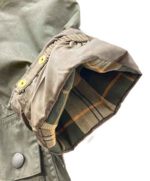 Barbour（バブアー）Barbour (バブアー) 4oz W/C LIGHTWEIGHT GAMEFAIRコート カーキ×ブラウン サイズ:34の古着・服飾アイテム
