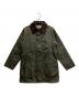 Barbour（バブアー）の古着「4oz W/C LIGHTWEIGHT GAMEFAIRコート」｜カーキ×ブラウン