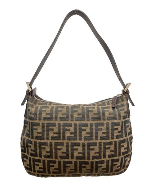 FENDI（フェンディ）FENDI (フェンディ) ズッカ柄ワンショルダーバッグ ブラウンの古着・服飾アイテム