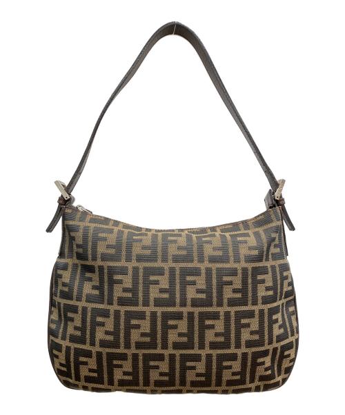 FENDI（フェンディ）FENDI (フェンディ) ズッカ柄ワンショルダーバッグ ブラウンの古着・服飾アイテム