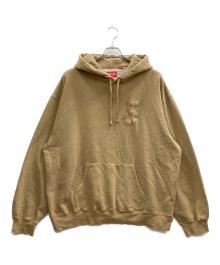 SUPREME（シュプリーム）の古着「Overdyed S Logo Hooded Sweatshirt」｜ベージュ