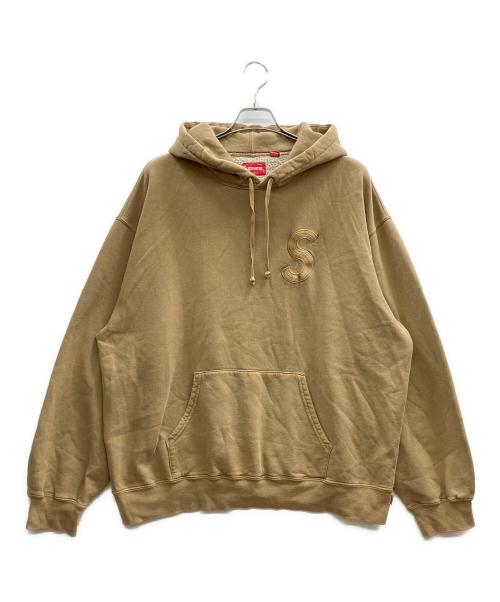 SUPREME（シュプリーム）SUPREME (シュプリーム) Overdyed S Logo Hooded Sweatshirt ベージュ サイズ:XLの古着・服飾アイテム