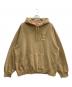 SUPREME（シュプリーム）の古着「Overdyed S Logo Hooded Sweatshirt」｜ベージュ